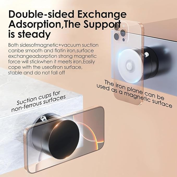 A2-Magnetic Mobile Holder, Multi Surface, Car Dashboard, & Glass for All Phones Mobile Holder