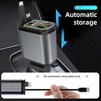 Starry Sky Car Charger 4 in 1 Car Charger Starry Sky Projector Car Mobile Phone Charger