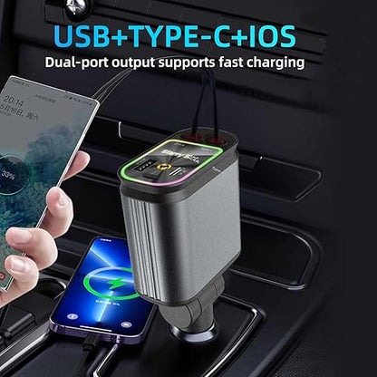 Starry Sky Car Charger 4 in 1 Car Charger Starry Sky Projector Car Mobile Phone Charger