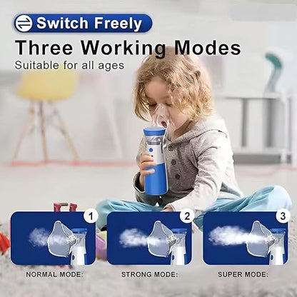 Mini Nebulizer Machine Rechargeable Nebulizer Handheld Mesh Nebulizer For Breathing Problems